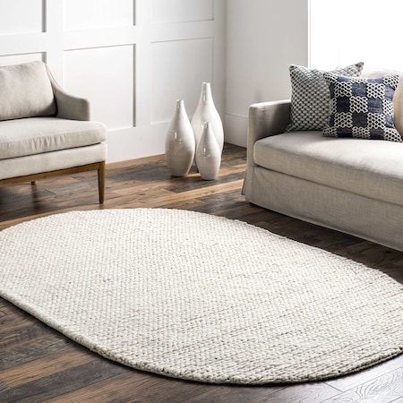 Nuloom Penelope Braided Wool Area Rug 3ft x 5ft CB01-O305